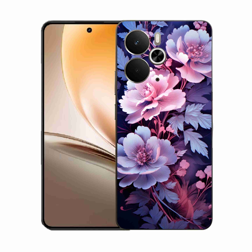 Gelový kryt mmCase na Realme 14 5G - květiny 11