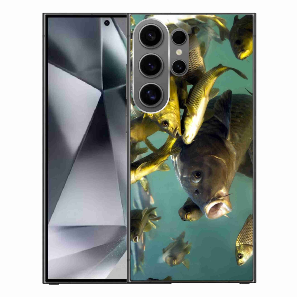 Gelový obal mmCase na Samsung Galaxy S24 Ultra - hejno ryb