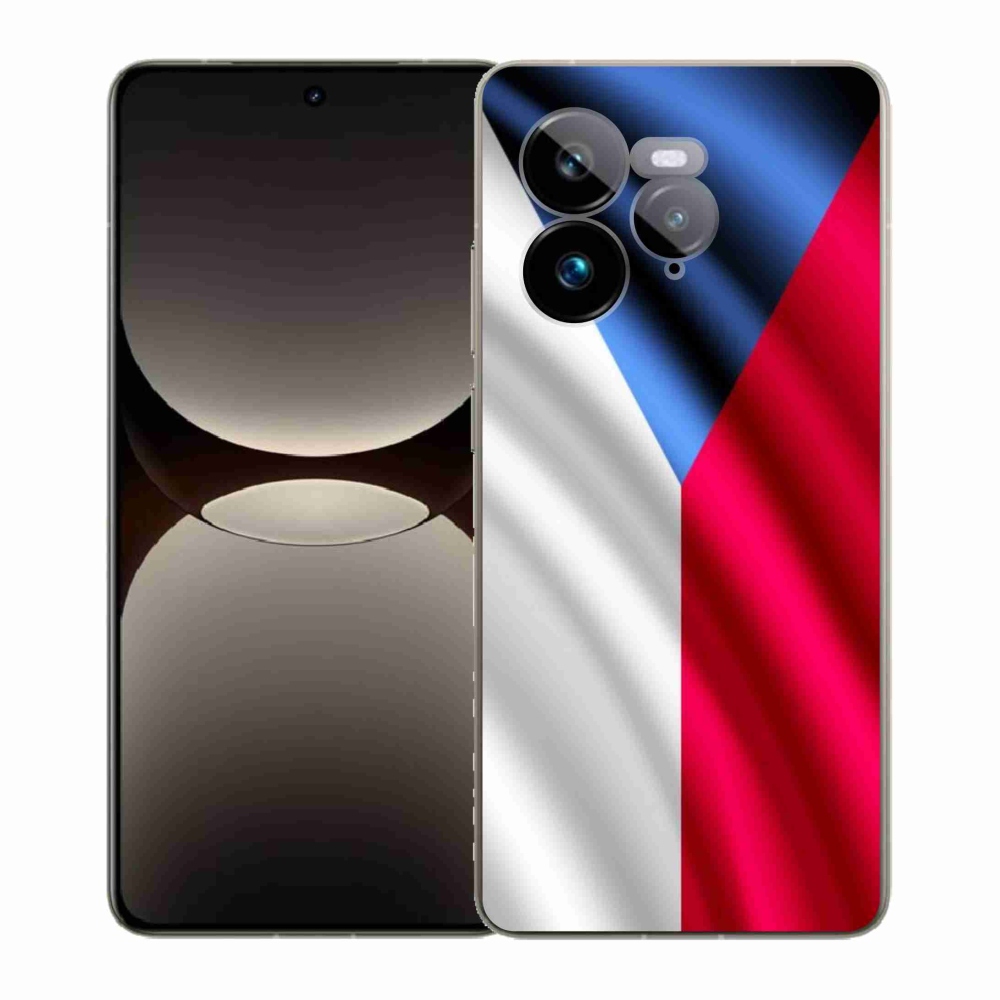 Gelový kryt mmCase na Realme GT 7 Pro 5G - česká vlajka