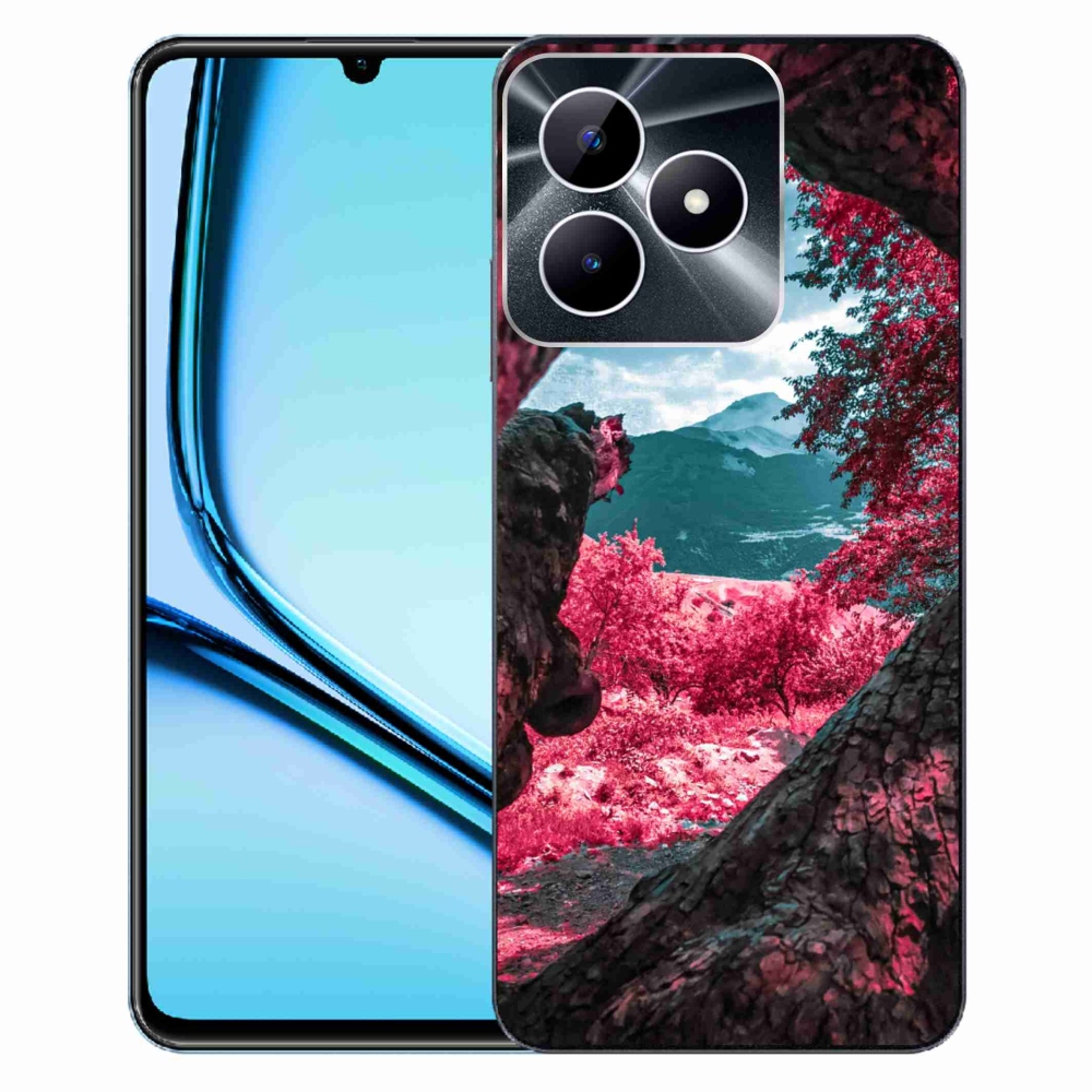 Gelový kryt mmCase na Realme Note 50 - výhled na hory