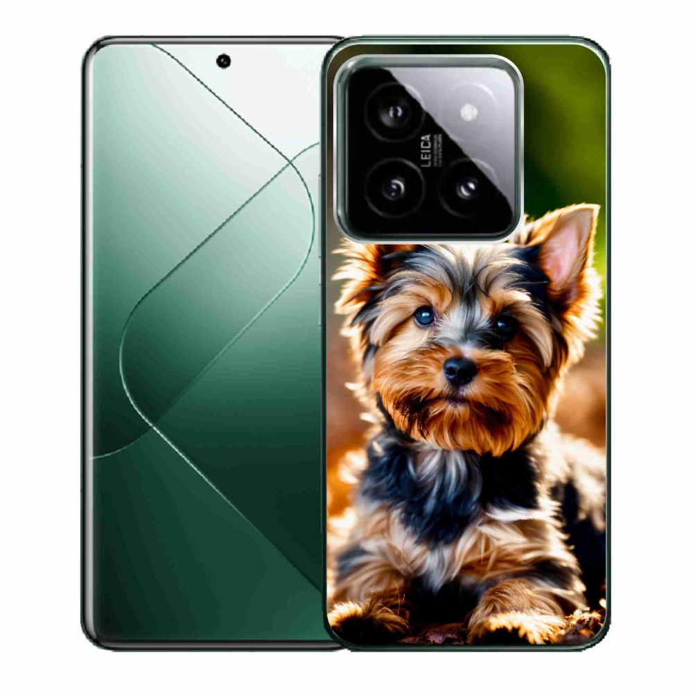Gelový kryt mmCase na Xiaomi 14 - jorkšír 10