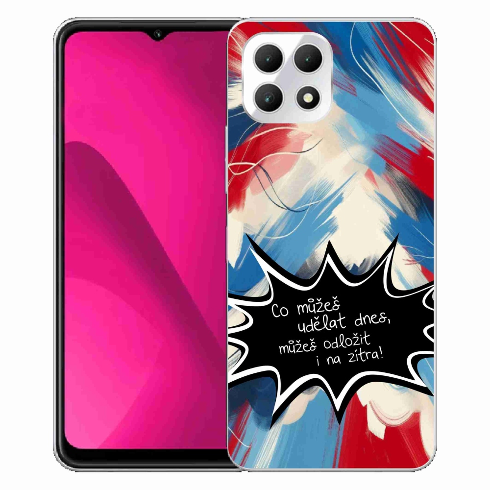 Gelový kryt mmCase na T-Mobile T Phone 2 - vtipný text 9 černé pozadí