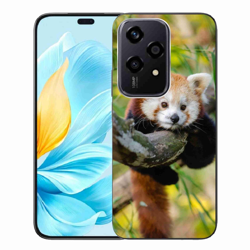 Gelový kryt mmCase na Honor 200 Lite 5G - panda červená