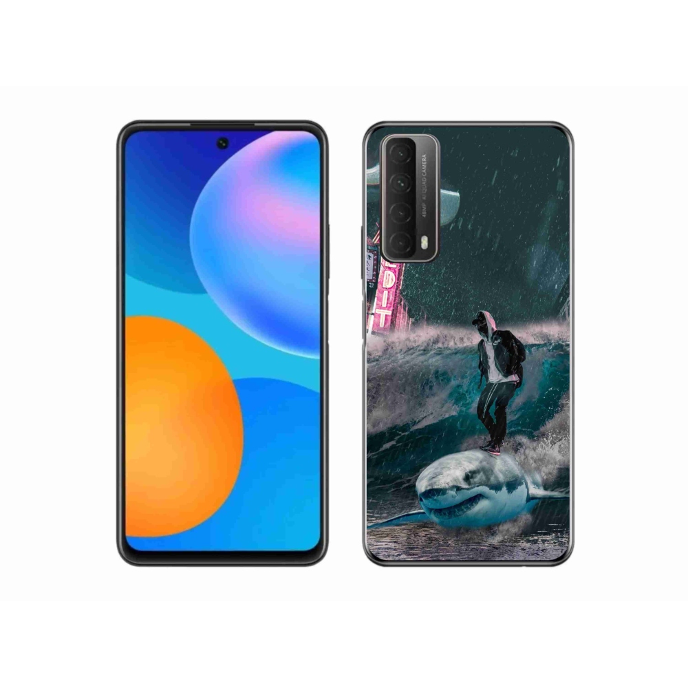 Gelový kryt mmCase na Huawei P Smart (2021) - žralok