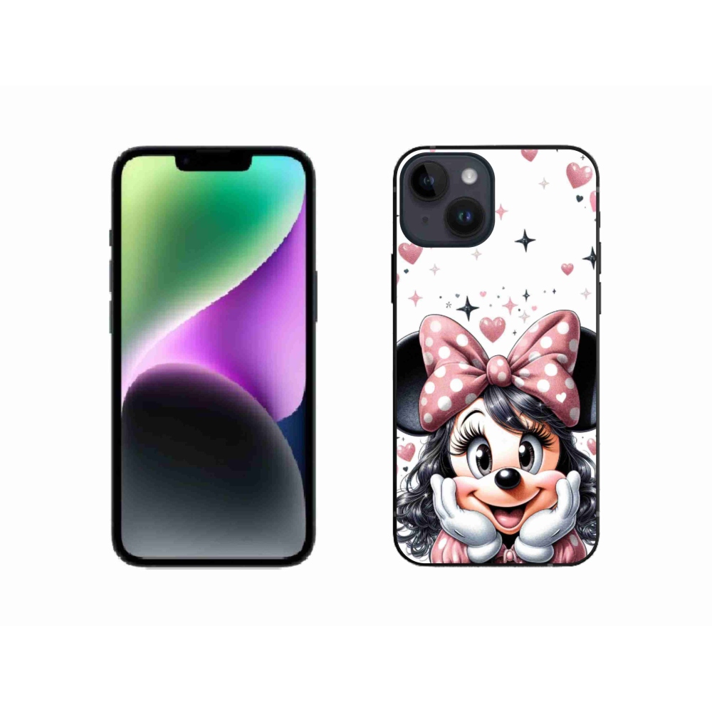 Gelový kryt mmCase na iPhone 14 - minnie