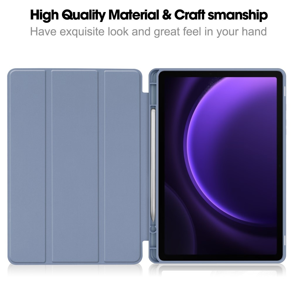 Case chytré zavírací pouzdro na Samsung Galaxy Tab S9 FE/Tab S10 FE - fialové