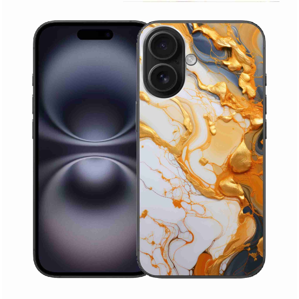 Gelový kryt mmCase na iPhone 16 - abstraktní motiv 6