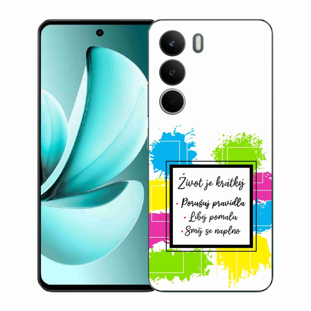 Gelový kryt mmCase na Realme C71 - citát 5 bílé pozadí