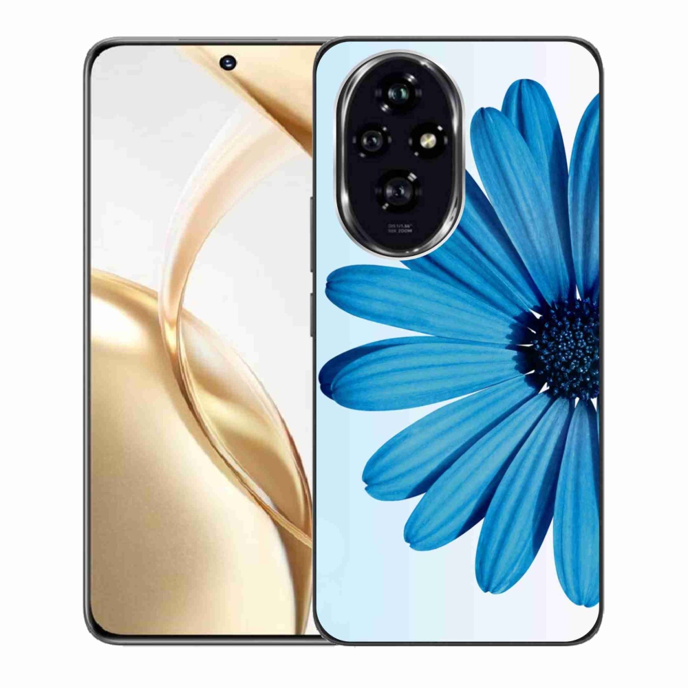 Gelový obal mmCase na Honor 200 5G - modrá kopretina