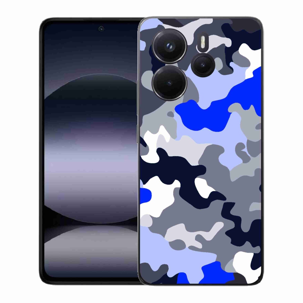 Gelový kryt mmCase na Xiaomi Redmi Note 14 - maskáčový vzor 8