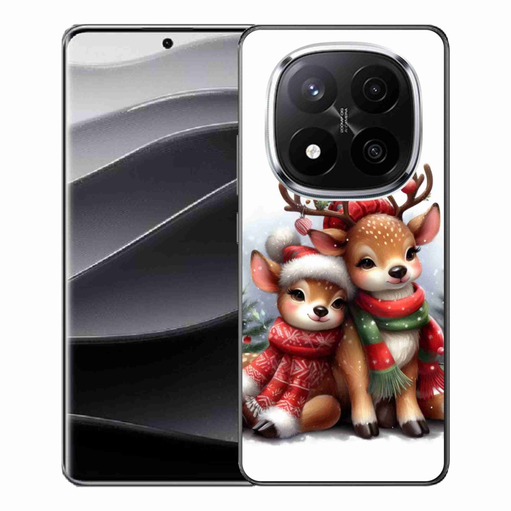Gelový kryt mmCase na Xiaomi Redmi Note 14 Pro+ 5G - vánoční sobi