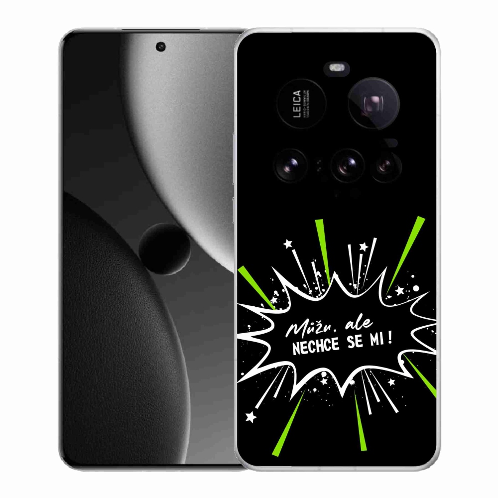Gelový kryt mmCase na Xiaomi 15 Ultra - vtipný text 11 černé pozadí
