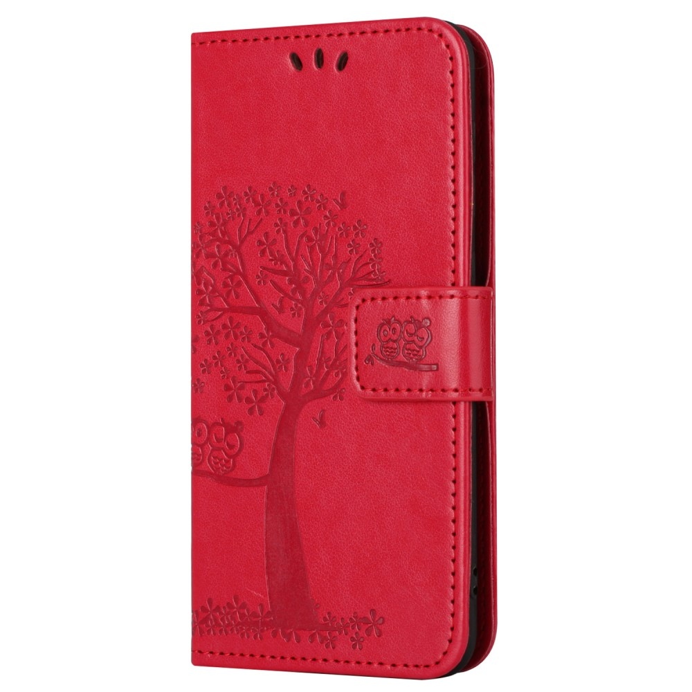 Tree knížkové pouzdro na Xiaomi Redmi 12 4G/5G - červené