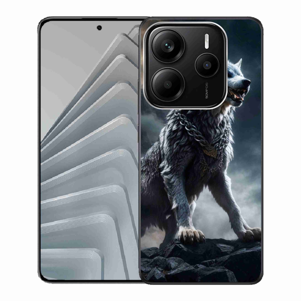 Gelový kryt mmCase na Xiaomi Redmi Note 14 5G - vlk 1