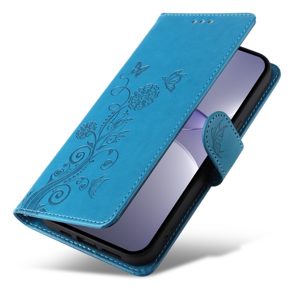 Flowery knížkové pouzdro na Huawei Nova 13 5G - modré