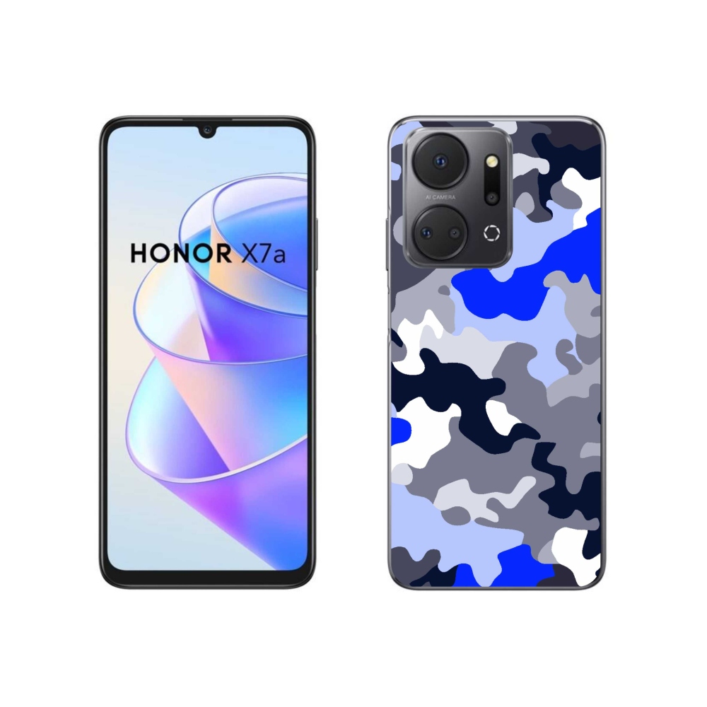 Gelový kryt mmCase na Honor X7a - maskáčový vzor 8