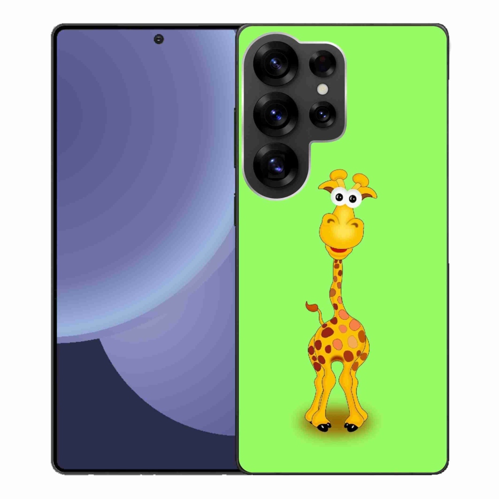 Gelový kryt mmCase na Samsung Galaxy S25 Ultra - kreslená žirafa