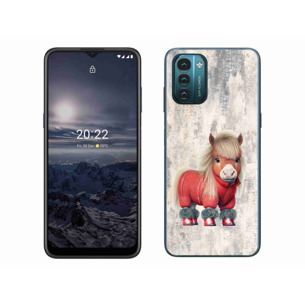 Gelový kryt mmCase na Nokia G11/G21 - poník ve svetru