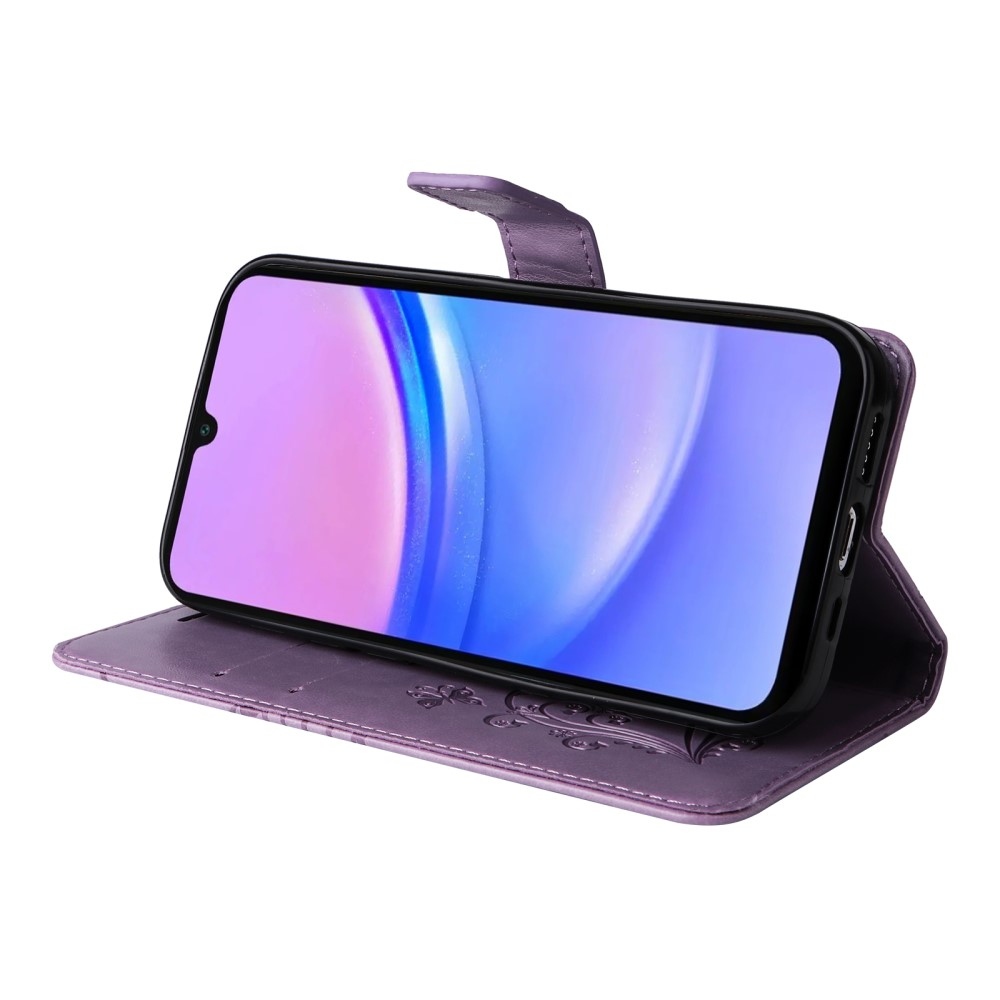 Big Butterfly knížkové pouzdro na Samsung Galaxy A16 4G/5G/A26 5G - fialové