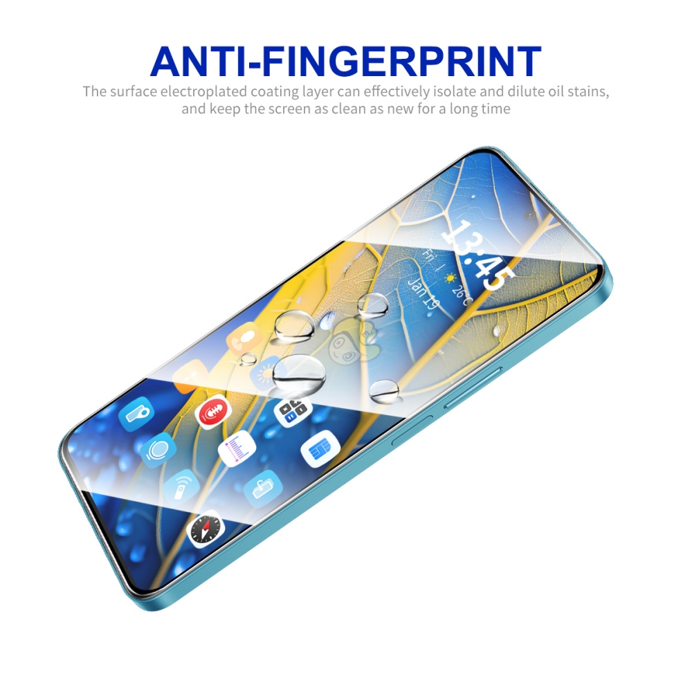 ENK 9H celoplošné tvrzené sklo na Xiaomi Poco F7 5G s aplikačním rámečkem