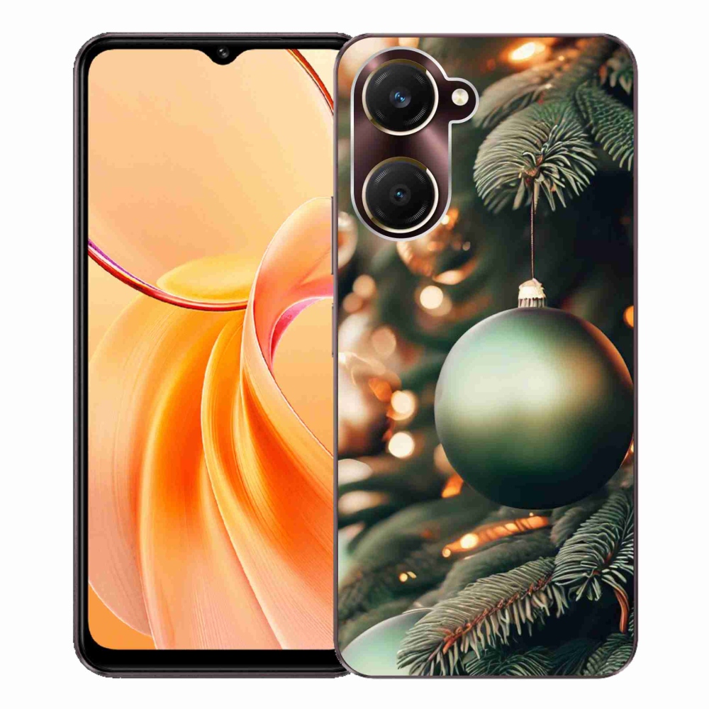 Gelový kryt mmCase na Vivo Y28s 5G - vánoční ozdoby 1