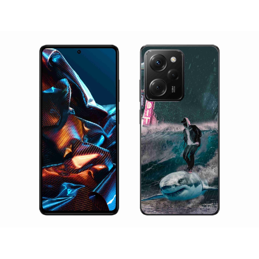 Gelový kryt mmCase na Xiaomi Poco X5 Pro 5G - žralok