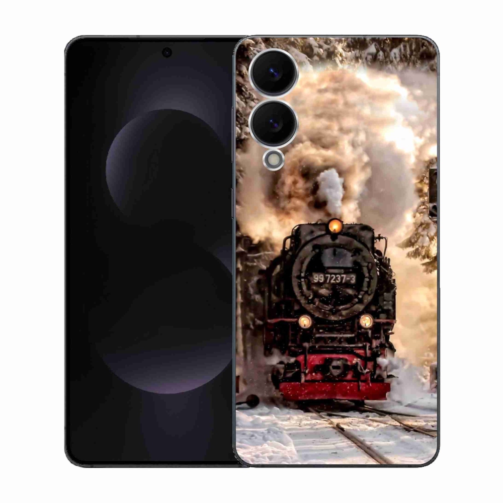 Gelový kryt mmCase na Samsung Galaxy S25 Edge - vlak