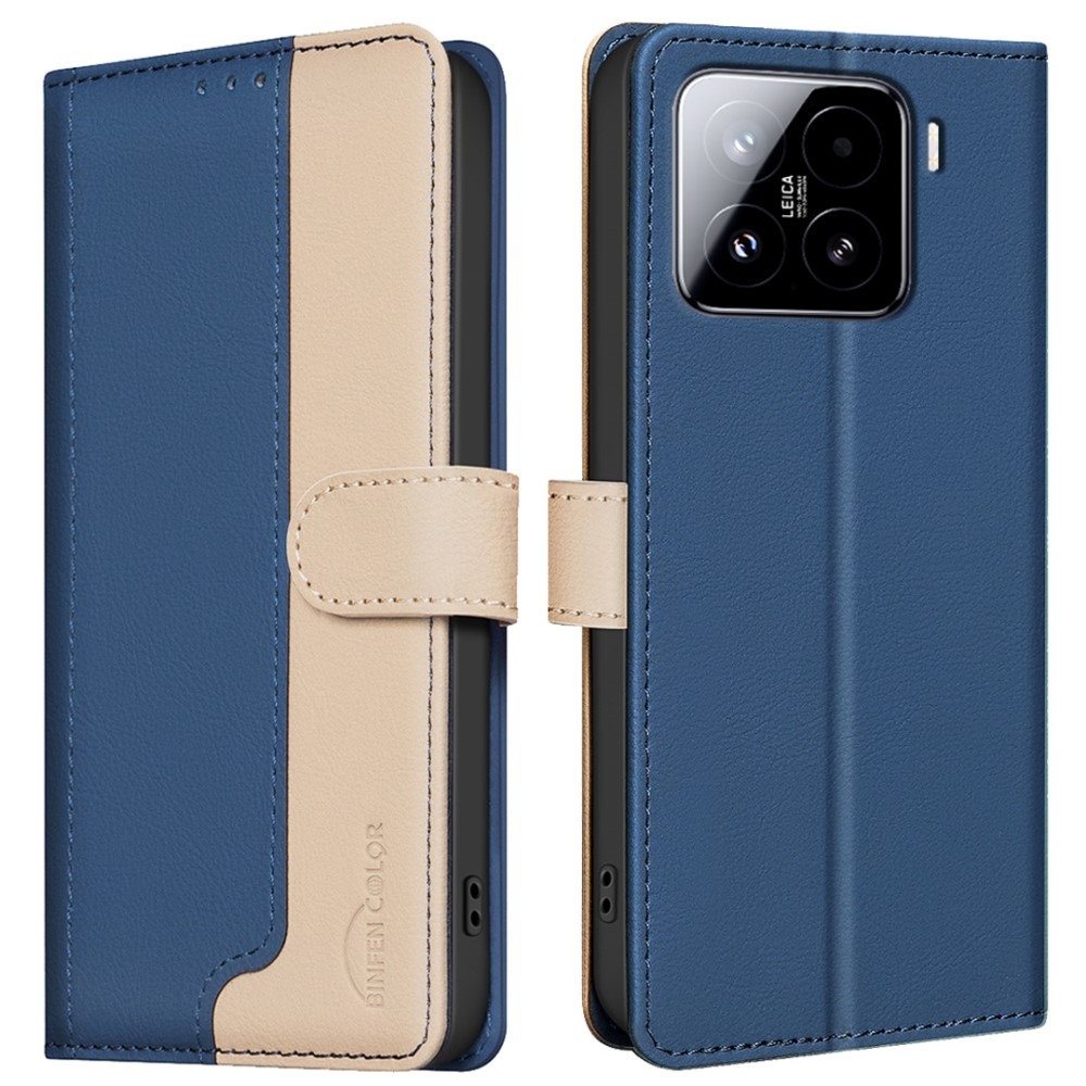 BNF DUO knížkové pouzdro na Xiaomi 15 Pro - modré