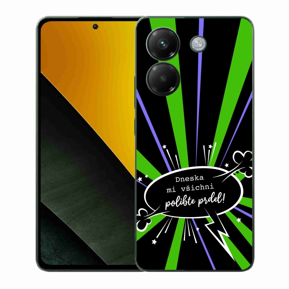 Gelový kryt mmCase na Xiaomi Poco M7 Pro 5G - vtipný text 15 černé pozadí
