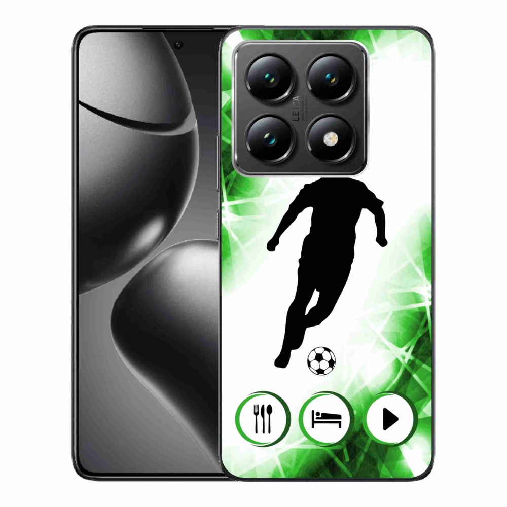 Gelový kryt mmCase na Xiaomi 14T - fotbalista