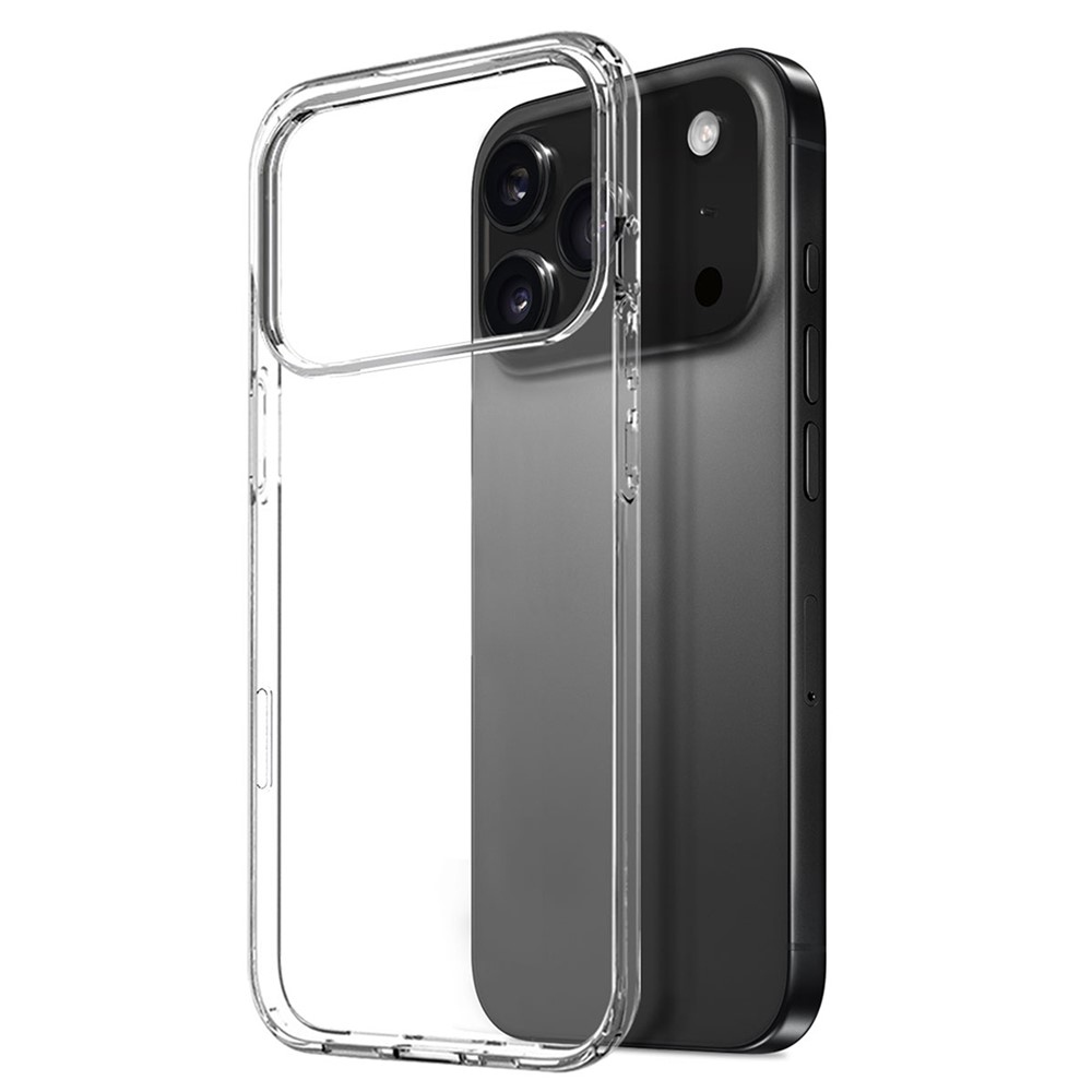 NORTHJO průhledný gelový obal + tvrzené sklo na iPhone 17 Pro Max - průhledný