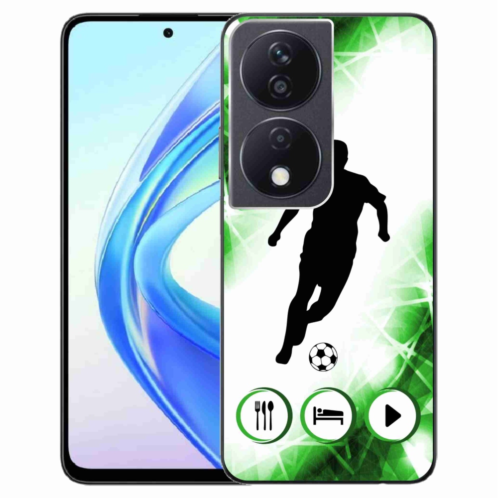 Gelový kryt mmCase na Honor X7b/Honor 90 Smart - fotbalista