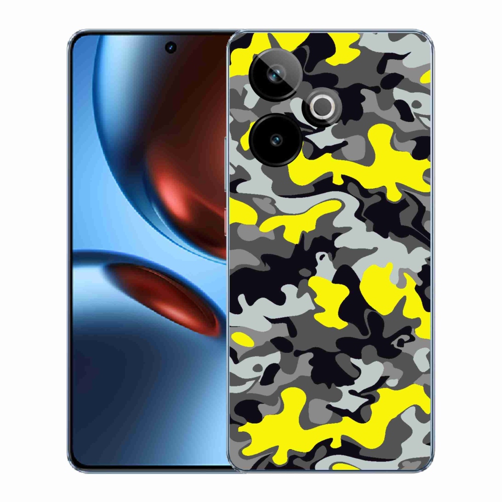 Gelový kryt mmCase na Realme GT 7 5G/GT 7T 5G - maskáčový vzor 6