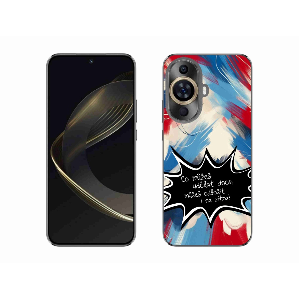 Gelový kryt mmCase na Huawei Nova 11 - vtipný text 9 černé pozadí