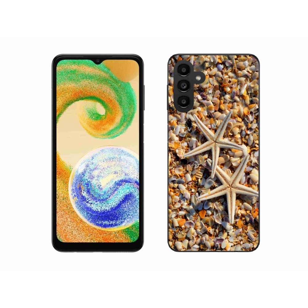 Gelový kryt mmCase na Samsung Galaxy A04s (164.7x76.7x9.1mm) - mořské hvězdice