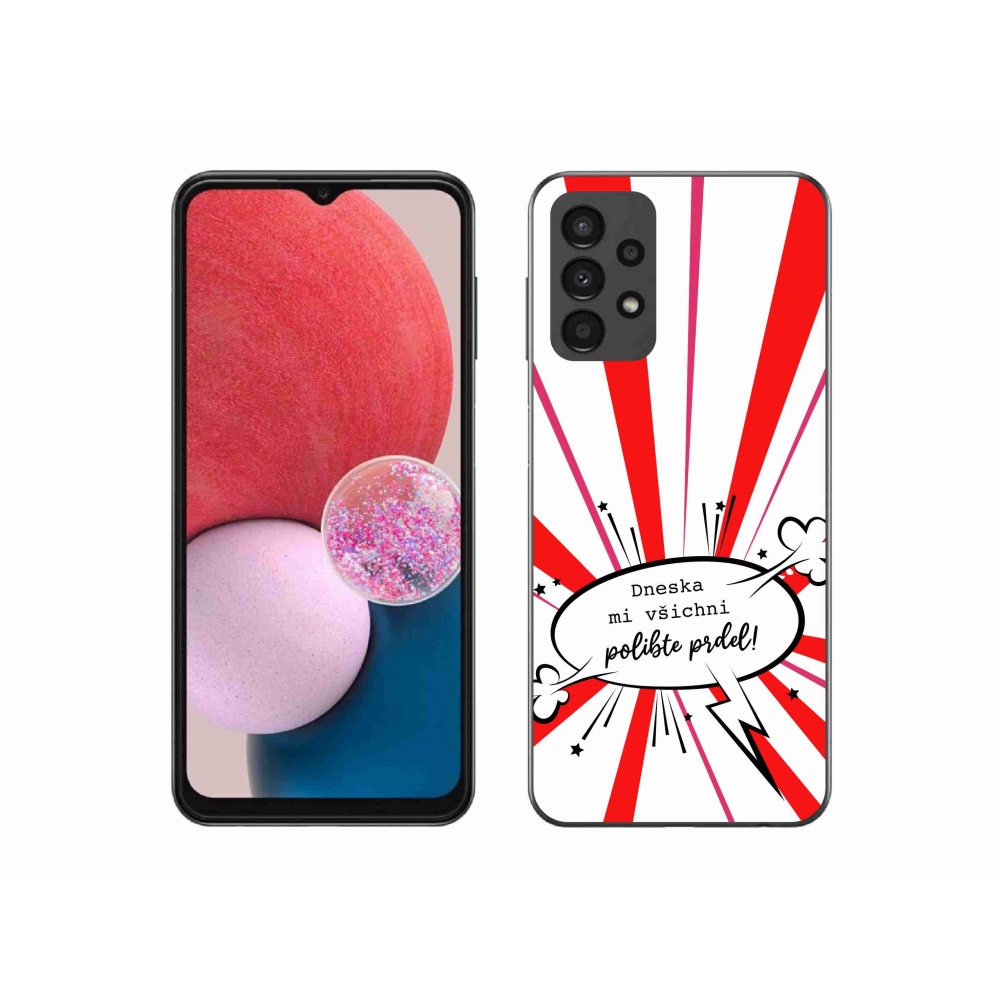 Gelový kryt mmCase na Samsung Galaxy A13 4G - vtipný text 15 bílé pozadí