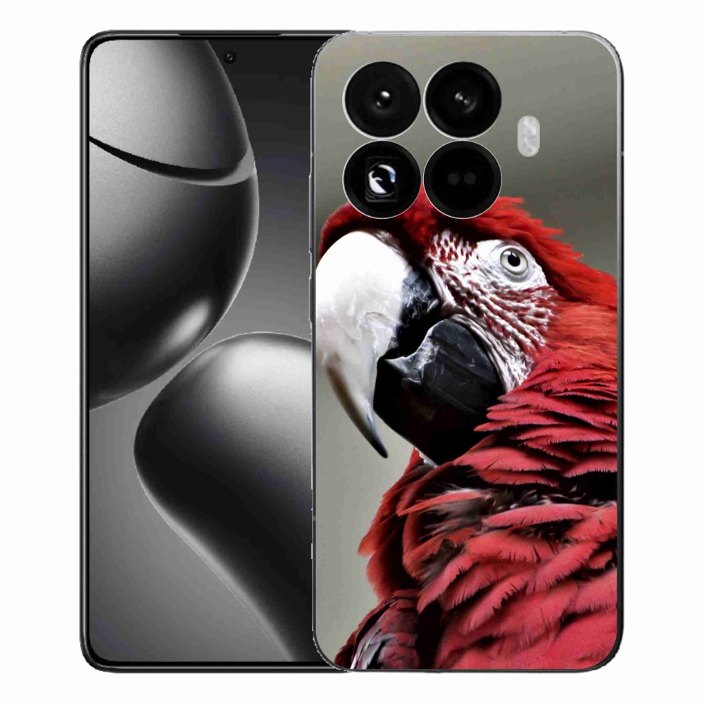 Gelový kryt mmCase na Xiaomi 15T Pro - papoušek ara červený