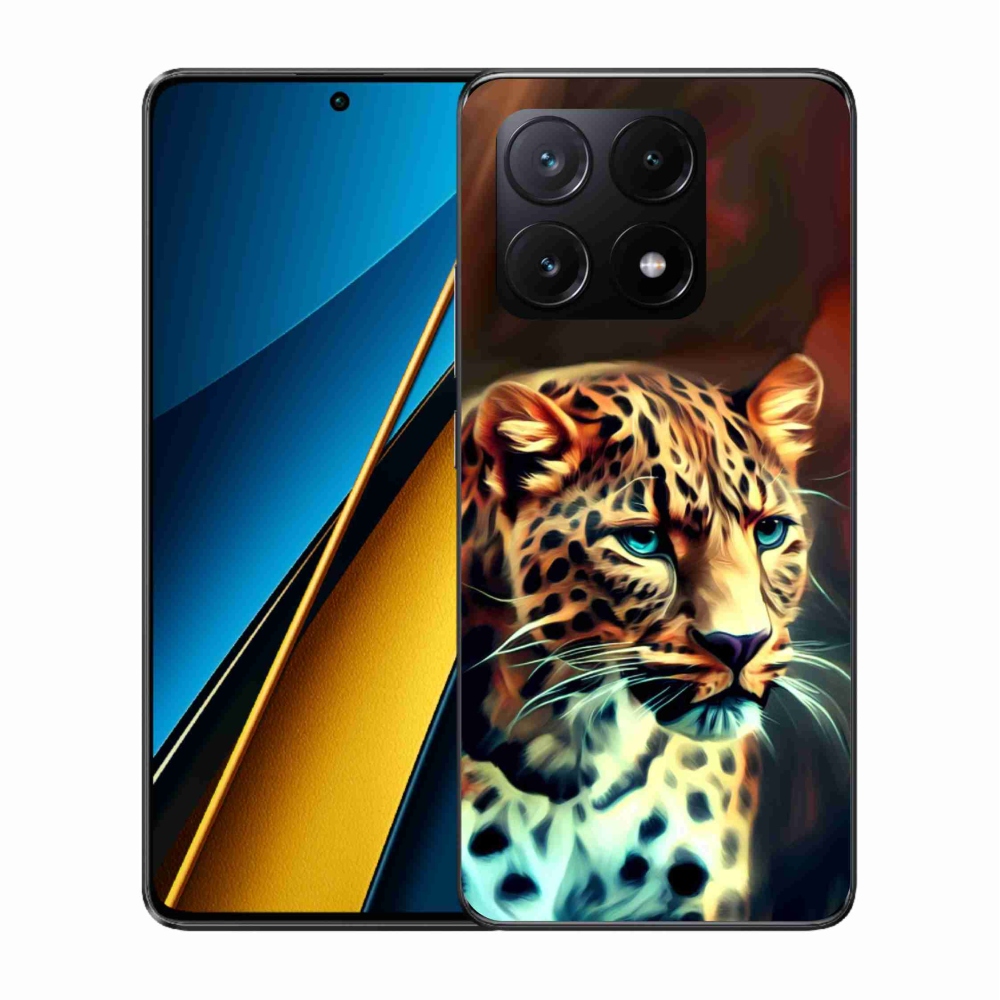 Gelový kryt mmCase na Xiaomi Poco X6 Pro 5G - leopard