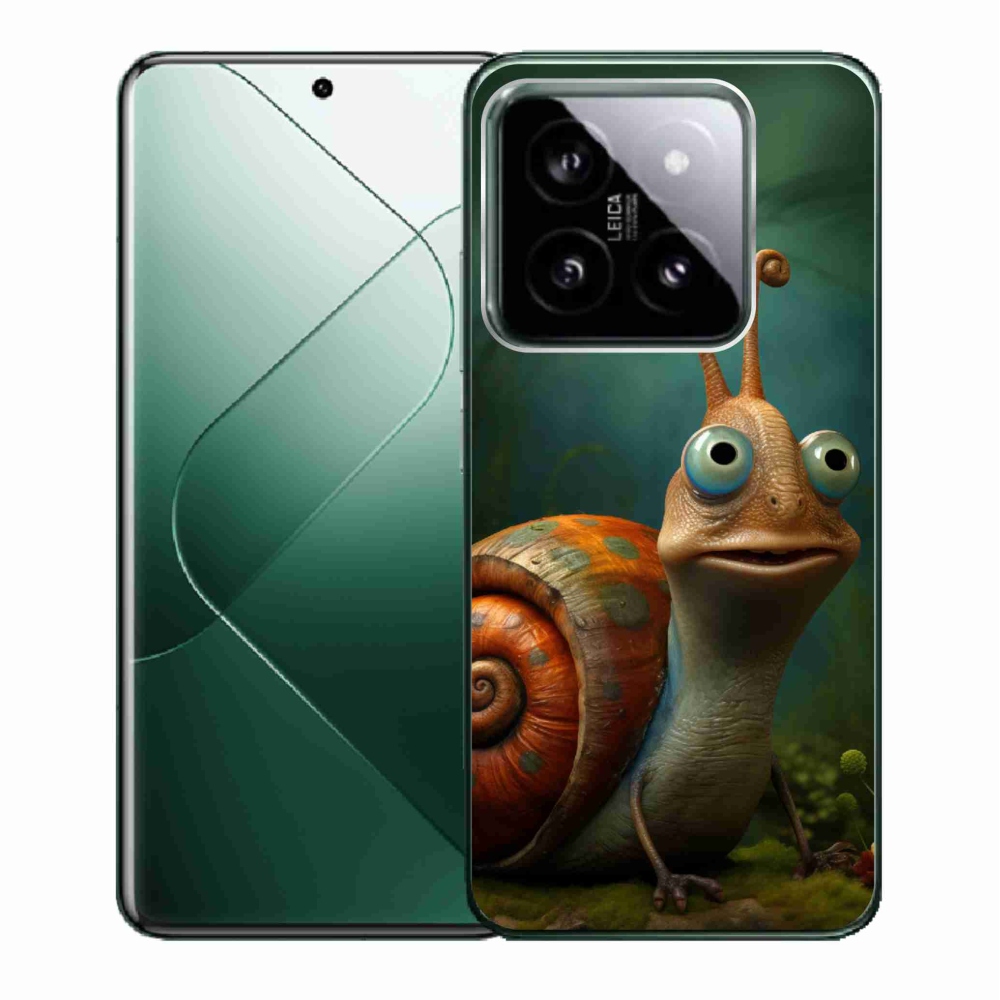 Gelový kryt mmCase na Xiaomi 14 - šnek