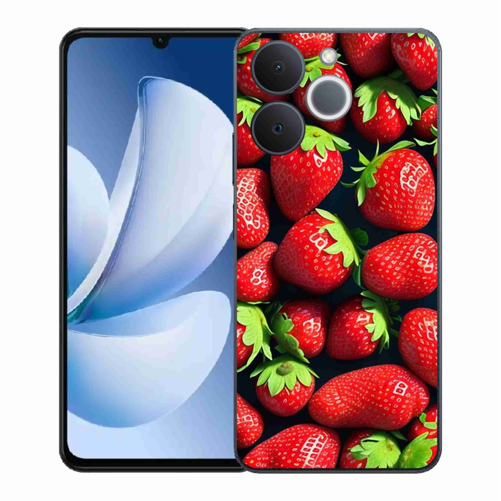 Gelový kryt mmCase na Realme Note 70T - jahody