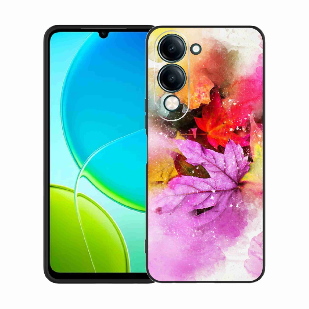 Gelový kryt mmCase na Vivo Y29s 5G - barevné listy