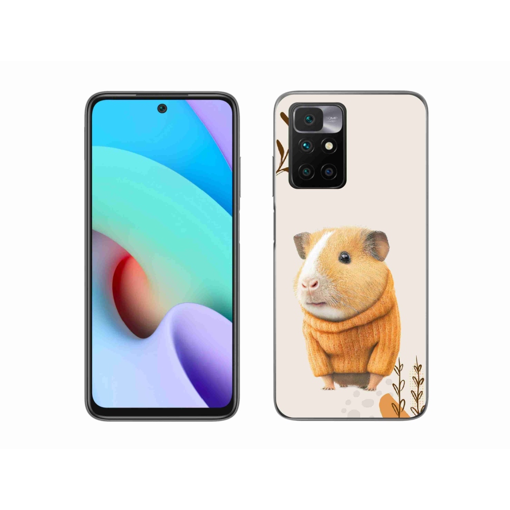 Gelový kryt mmCase na Xiaomi Redmi 10/Redmi 10 (2022) - morče ve svetru
