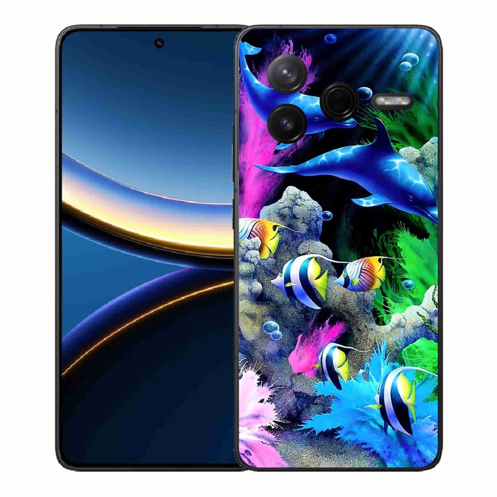 Gelový kryt mmCase na Xiaomi Poco F7 Pro - mořský svět