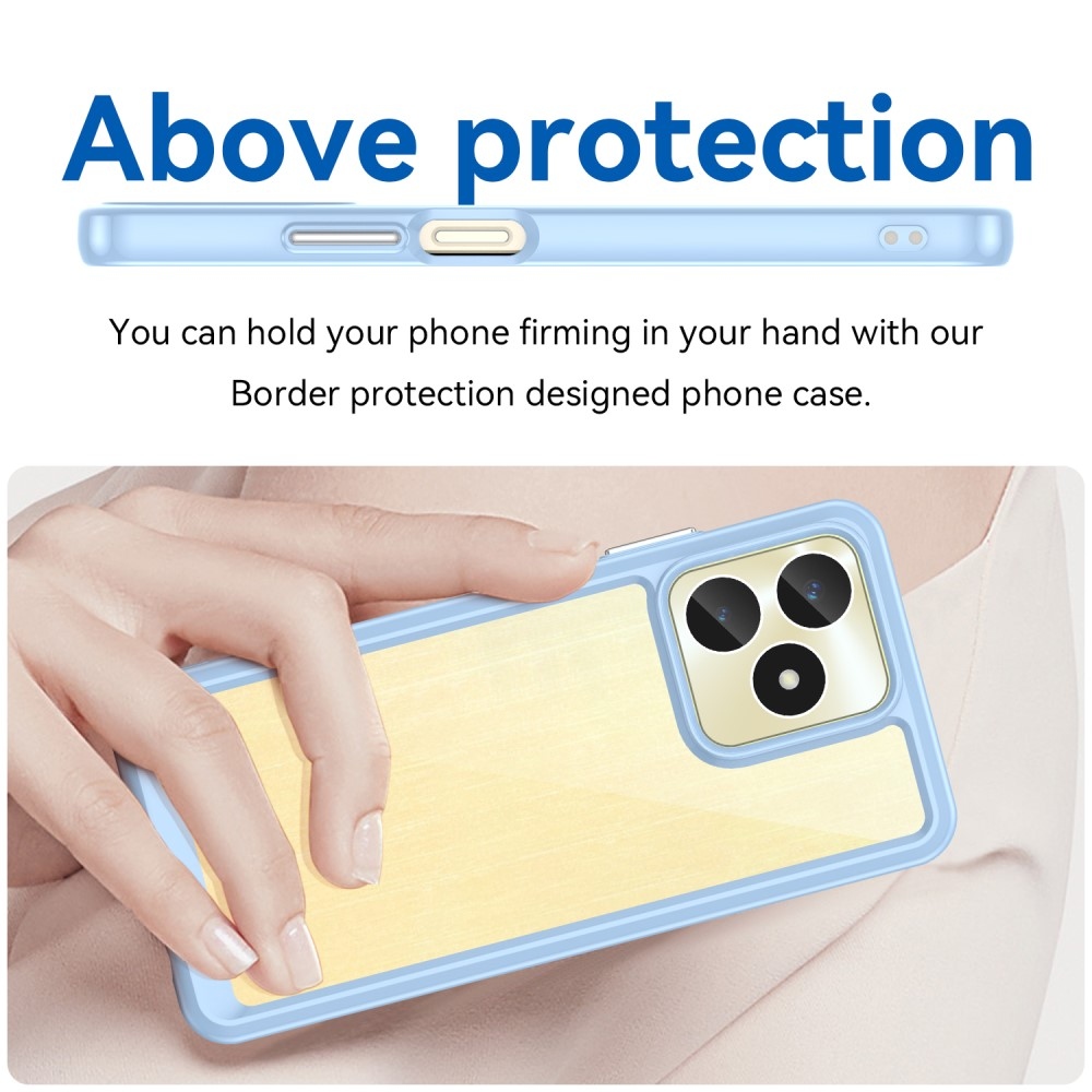Gelový obal s pevnými zády na Realme C51/C53 - modrý
