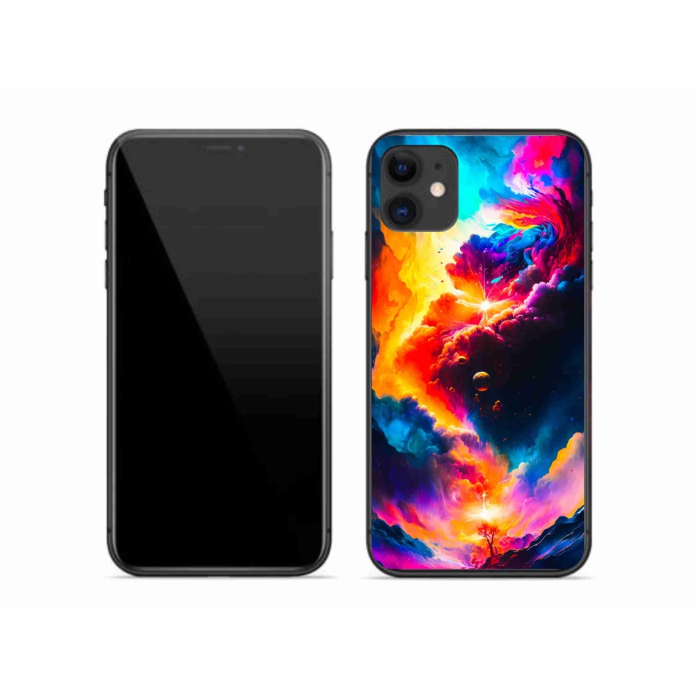 Gelový kryt mmCase na iPhone 11 - abstraktní motiv