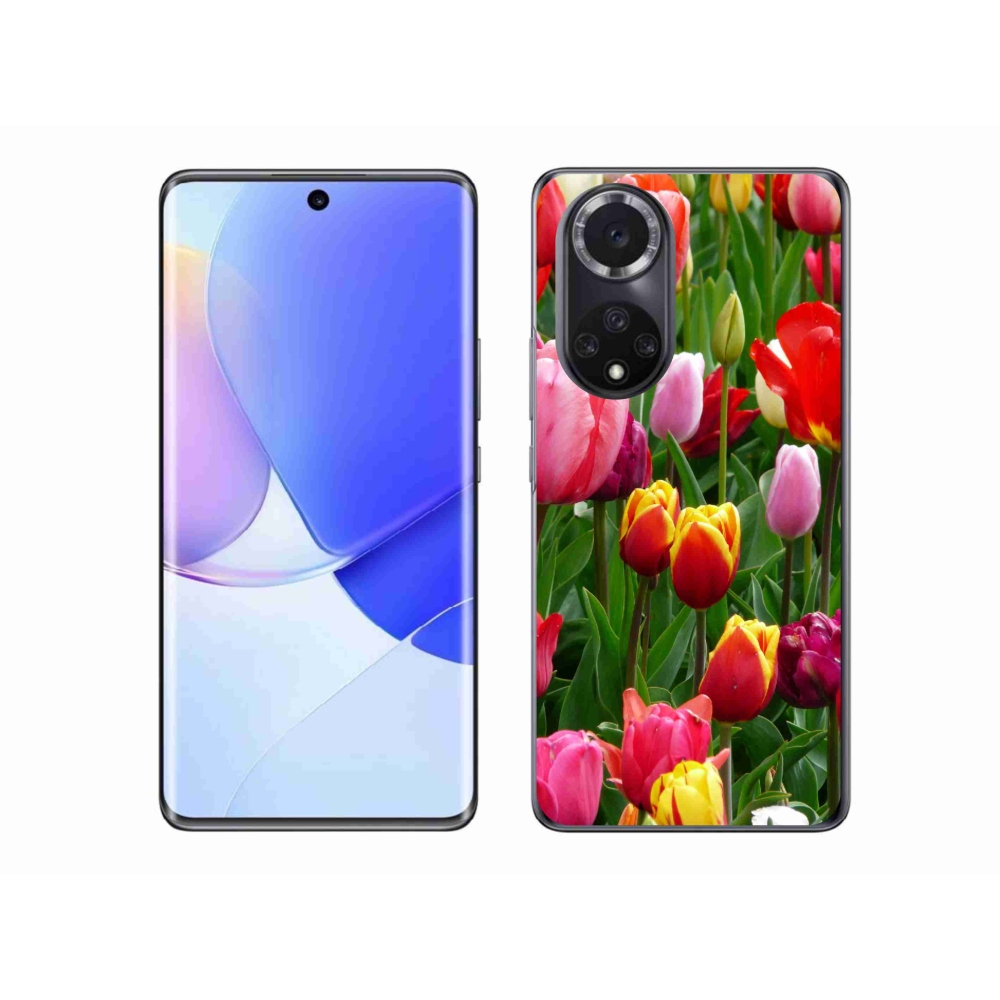 Gelový kryt mmCase na Honor 50 - tulipány