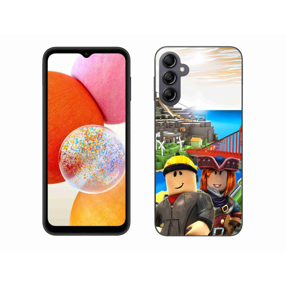 Gelový kryt mmCase na Samsung Galaxy A14 4G/5G - roblox 1