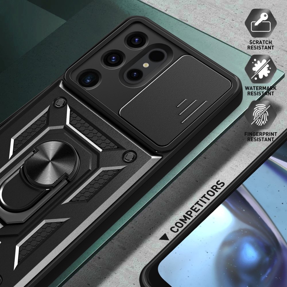 Slide odolný kryt na Samsung Galaxy S24 Ultra - černý