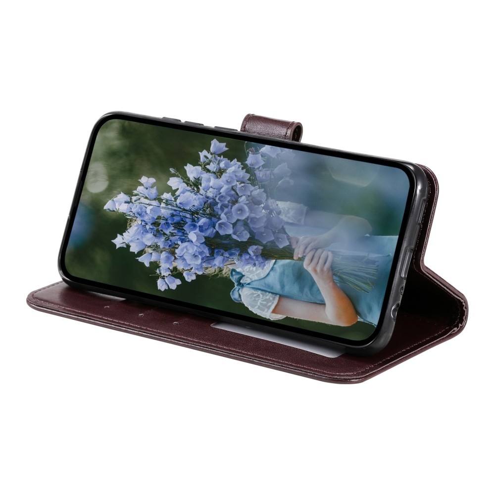 Mandala knížkové pouzdro na Samsung Galaxy A26 5G - hnědé