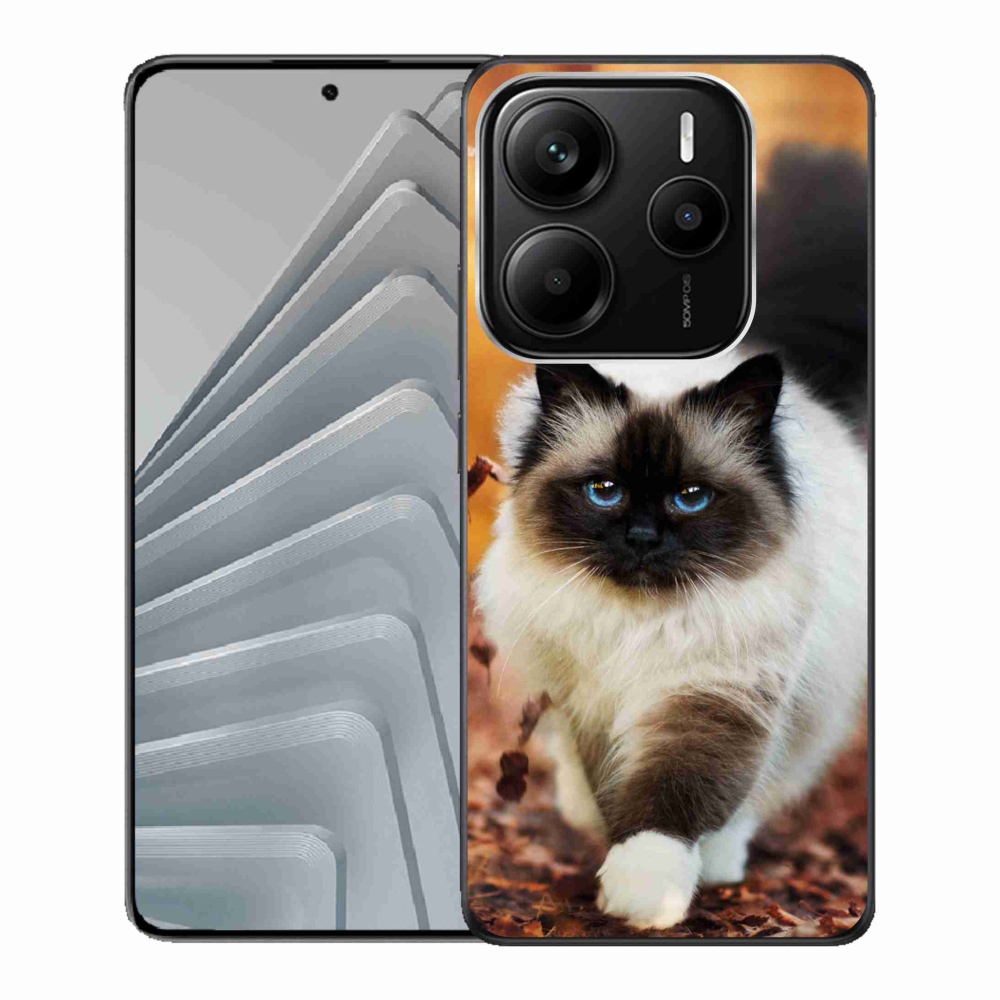 Gelový kryt mmCase na Xiaomi Redmi Note 14 5G - kočka